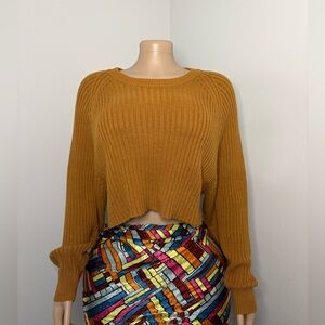 Mustard Knit Sweater
